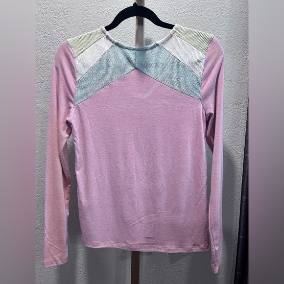NWT Ces Femme Women’s Jersey Top Pink Size Small - Picture 5 of 6